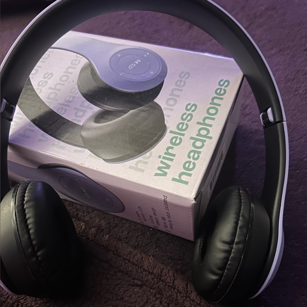 Purple Wireless Headphones